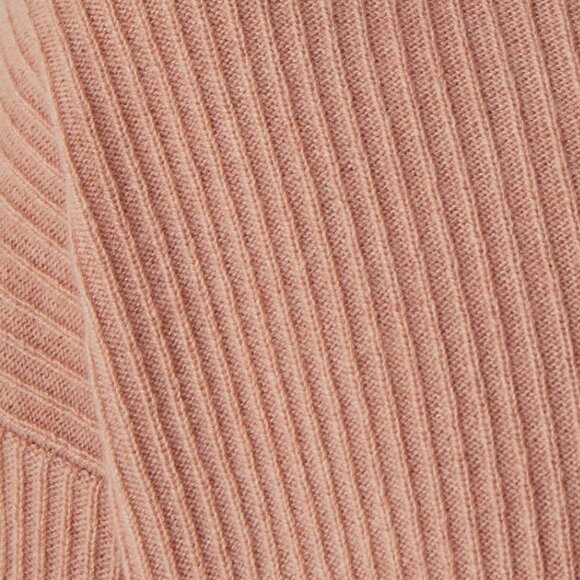 Italian Cashmere Funnel Neck Top, L - Picture 4 of 8